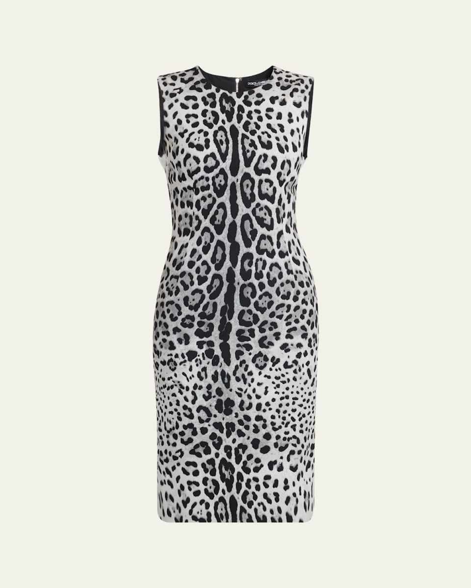 Printed Charmeuse Dress